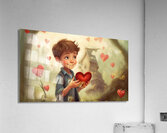 Little Hearts and Hands 1 Acrylic Print