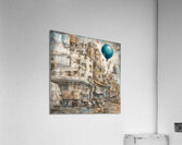 Lifted by Balloons  12 Acrylic Print