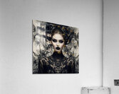 Elegant Gothic Portrait in Smoky Details Acrylic Print