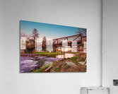 Lehigh Parkway Footbridge Below Acrylic Print