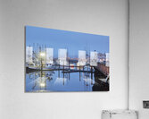 Fog Rolling in the Harbor Acrylic Print