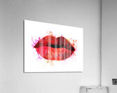 Red Kiss sexy lips Acrylic Print