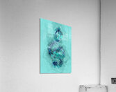 Music treble clef watercolor Acrylic Print