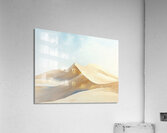 Sand Dunes Watercolour Acrylic Print