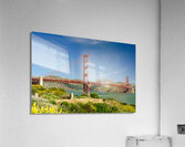 Golden Gate Bridge in San Francisco in spring  Impression acrylique