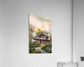 Art of an old Japanese house Acrylic Print