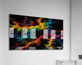 Flowing Spectrums: The Dance of Color and Light Acrylic Print