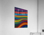 Abstract Art Palette: A Symphony of Vibrant Hues Acrylic Print