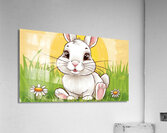 Enchanted Meadow Rabbit Acrylic Print