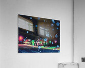 Snow on Main Street Acrylic Print
