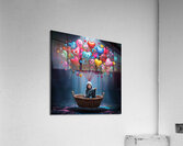  Dreams That Take Flight: A Surreal Journey in Color Acrylic Print