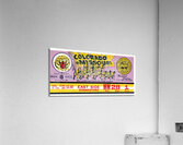 1952 Colorado vs. Missouri Football Ticket Art Acrylic Print