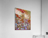 Yumi Sugai.Pink Christmas rose angel. Acrylic Print