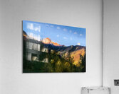 Colorado Snowmass Mountain Backroad Moon  Acrylic Print