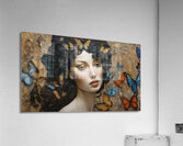 Muse of Gilded Wings  25 Acrylic Print