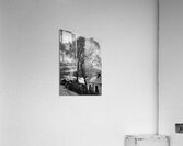 Everyday Lifes Moments- Deep Winter in the Scottish Highlands in black an Acrylic Print