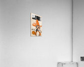 Dick Gilpin OSU Basketball Cartoon Art Acrylic Print