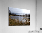 Winters Moody Scottish Highlands  Acrylic Print