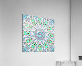 Abstract Kaleidoscope Mandala Pattern Acrylic Print