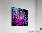 Abstract Vibrant Bold Kaleidoscope Pattern Acrylic Print