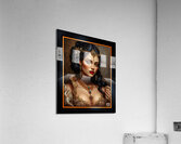 Classic Portrait Of The Timeless Beauty Lycena In Luxurious Opulence Mesmerizing AI Concept Art by Xzendor7 Acrylic Print