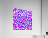 Abstract Bold Kaleidoscope Star Acrylic Print