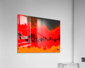 Larger Abstract Melting Forest  Acrylic Print