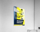 1938 Michigan Football Art Remix Acrylic Print