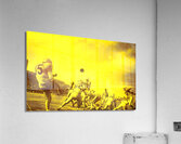 1940s Wyoming Football Action Acrylic Print