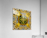 Abstract Earthy Kaleidoscope Flow Acrylic Print