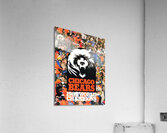1985 Chicago Bears World Champs Art Acrylic Print
