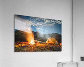 Lilooet Lake Campfire Acrylic Print