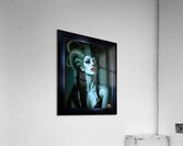 The Enigmatic Portrait of the Majestic Telayia of Sentoya Prime Mesmerizing AI Concept Art by Xzendor7 Acrylic Print