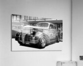 1939 PONTIAC CUSTOM COUPE B&W Acrylic Print