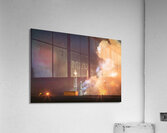 New Glenn Maiden Launch Cocoa Beach Steam Clouds Acrylic Print