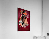 1930s Virginia Tech Football Art Remix Acrylic Print