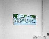 Vintage Tulane Football Art by John Chase Acrylic Print