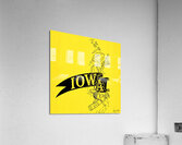 1940s Iowa Sports Art Acrylic Print