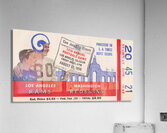 1956 LA Rams vs. Washington Redskins Ticket Art Acrylic Print