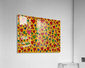 Abstract Whimsical Hearts  Acrylic Print