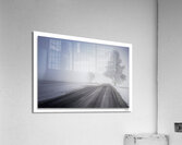 Foggy Farm Road Acrylic Print