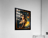 Cosmic Elegance Of Celasia Enchanting Queen Of The Planet Metara Mesmerizing AI Concept Art by Xzendor7 Acrylic Print