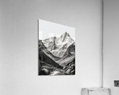 Mount Everest Etch Acrylic Print