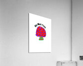 Abstract No Mus room Black Text Version Acrylic Print