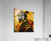 Gold Earring Acrylic Print