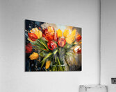 Red and Yellow Tulips Acrylic Print