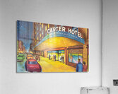 Clevelands Carter Hotel in the 1950s Acrylic Print