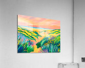 Sand Dunes and Flowers Acrylic Print