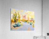 Desert View in Pastels Acrylic Print