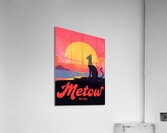 Metow retro for cats lovers Acrylic Print